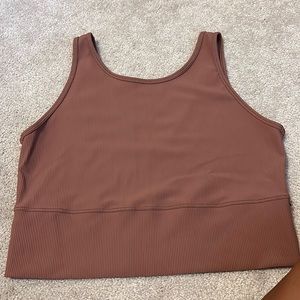 Power Pivot Ribbed Tank Top